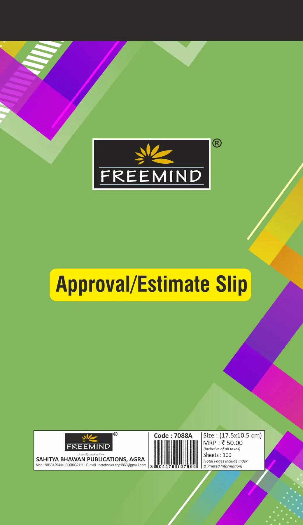 NON NRI-Approval/Estimate Pad-Single Line-100