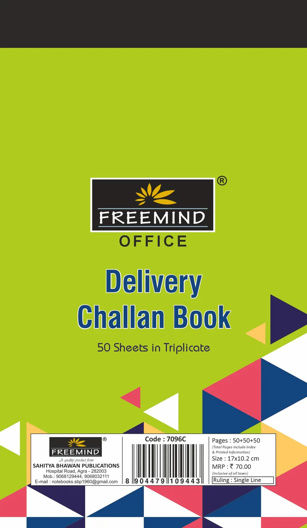 NON NRI-DELIVERY CHALLAN BOOK-Delivery Challan Book(Triplicate-50