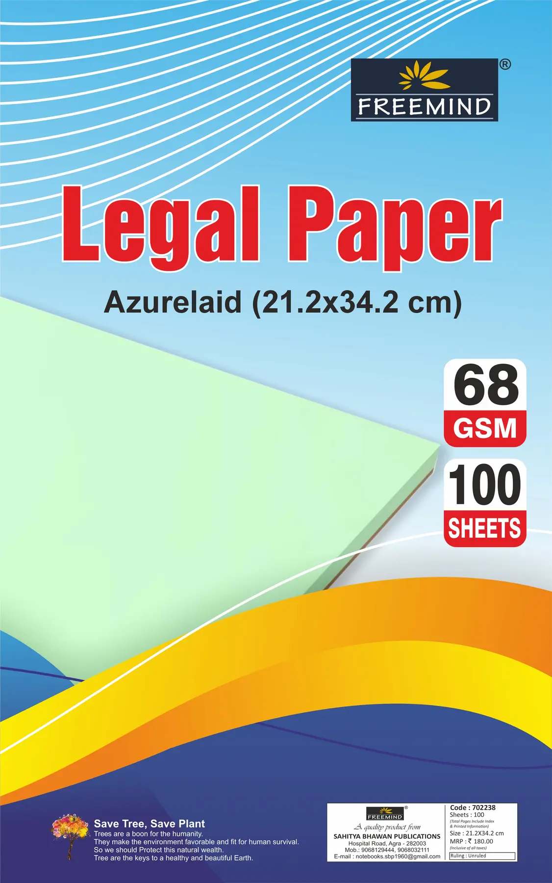 NON NRI-LEGAL PAPER-UNRULED-100