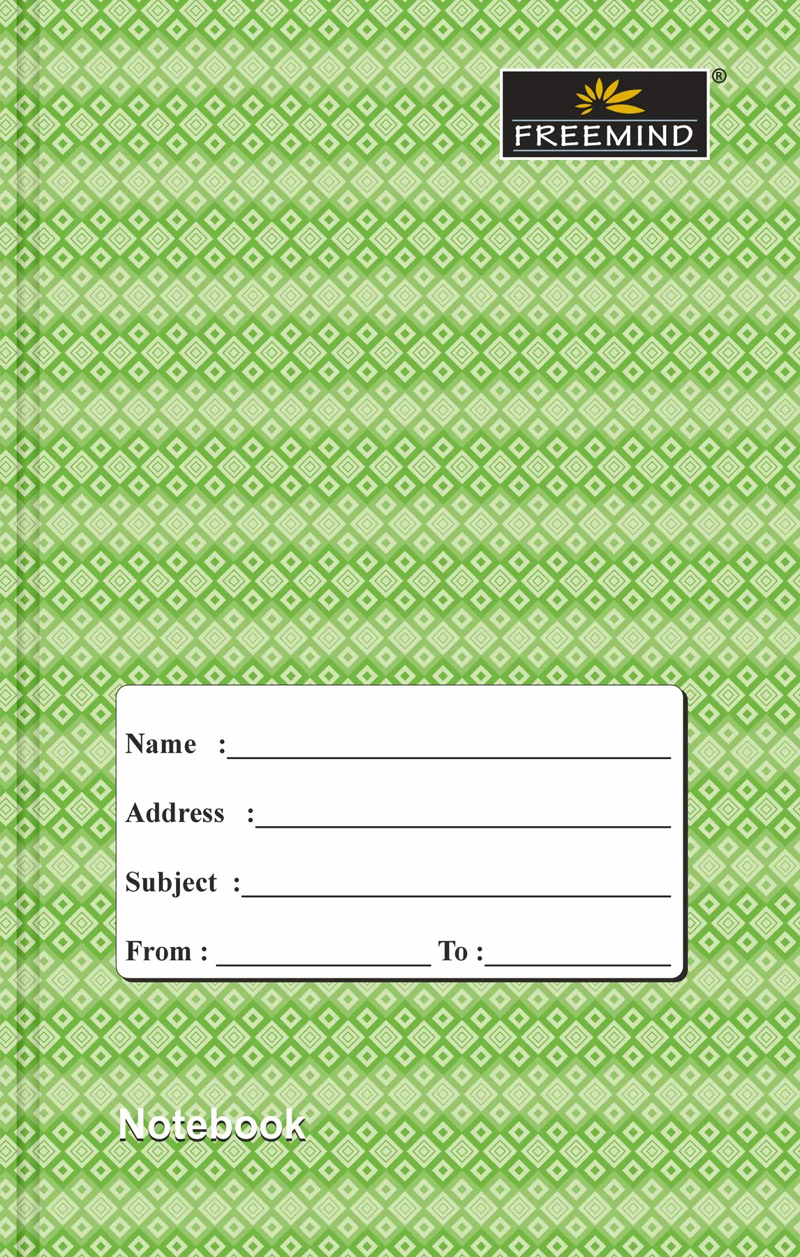 NON NRI-Green Paper Ledger register-Single Line-288