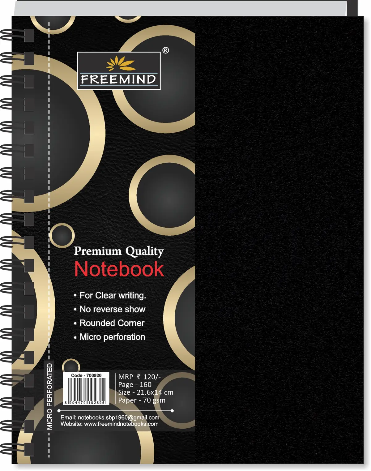 NON NRI-Flip Cover Wiro Notebook-Single Line-160