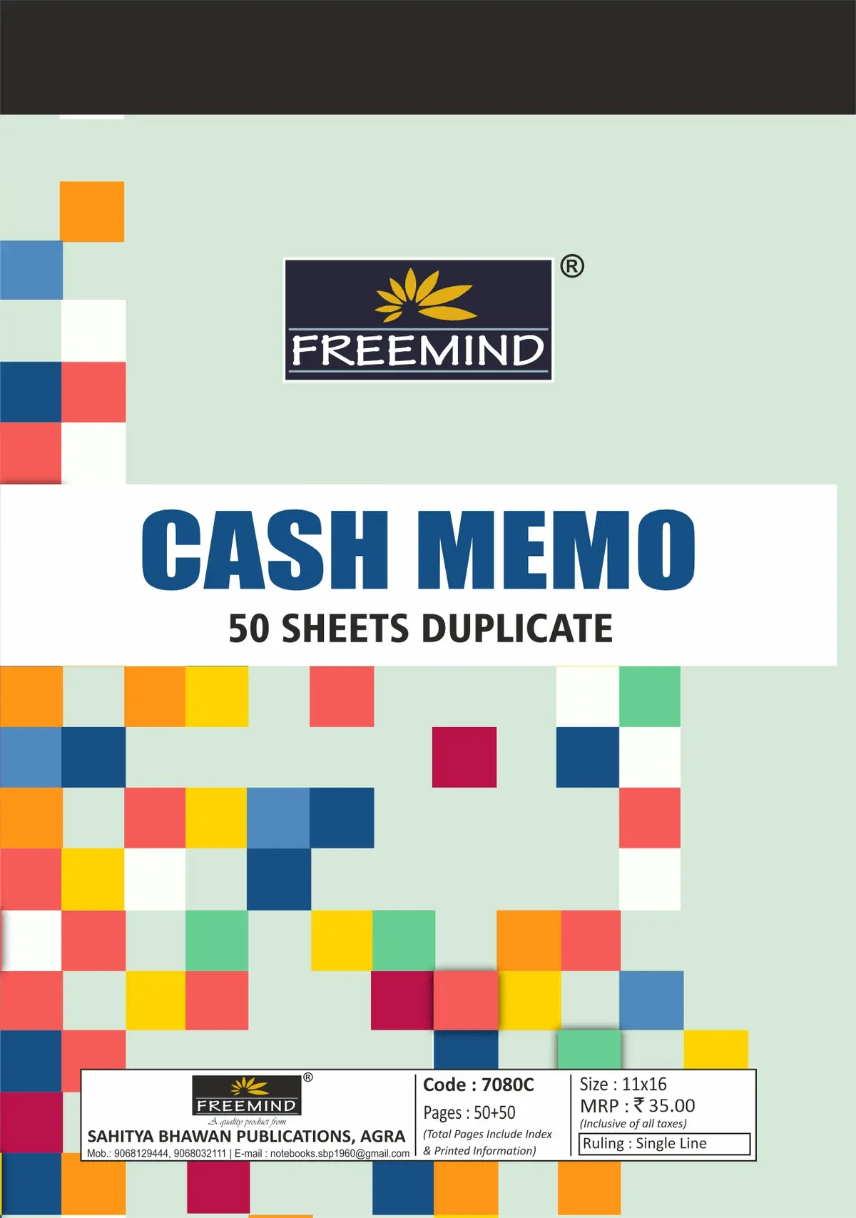 NON NRI-Cash Memo/ Bill Book-Duplicate Cash Memo-50+50