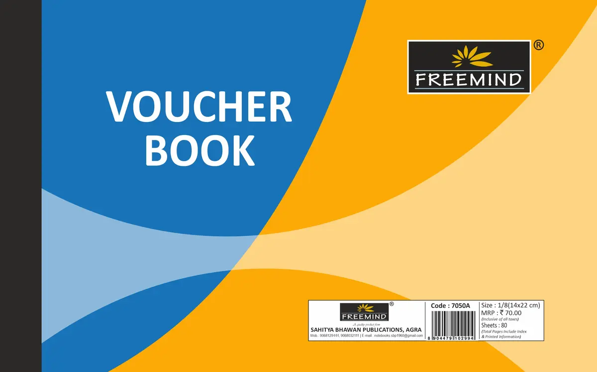 NON NRI-Debit/Credit Voucher with Perforate-Single Line/Unruled-80
