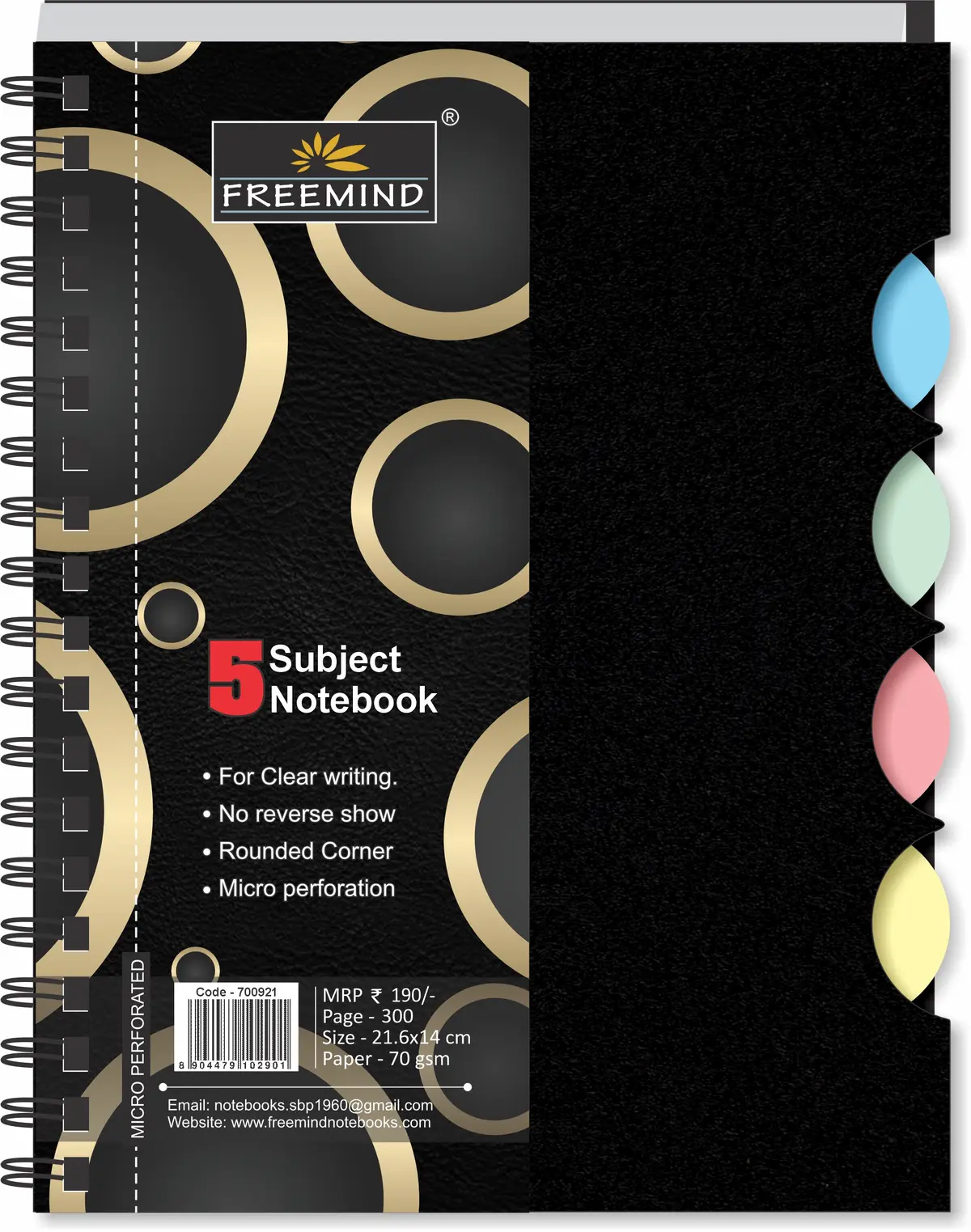 NON NRI-Flip Cover Wiro Notebook-Single Line-300